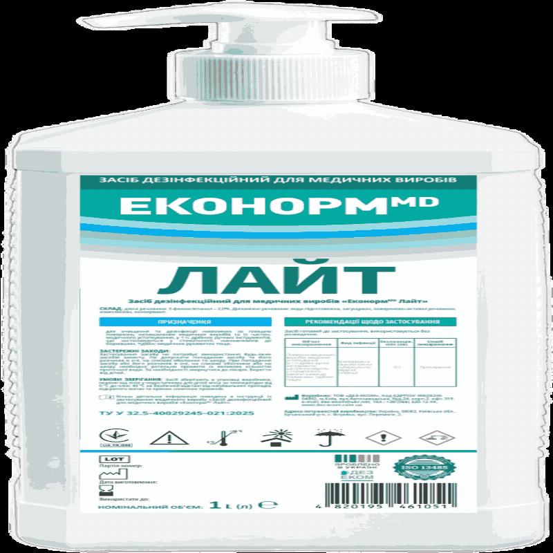 «Засіб дезінфекційний для медичних виробів «ЕконормMD Лайт» 1л насадкою